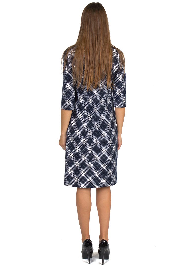 Фото товара 20205, платье в клетку
